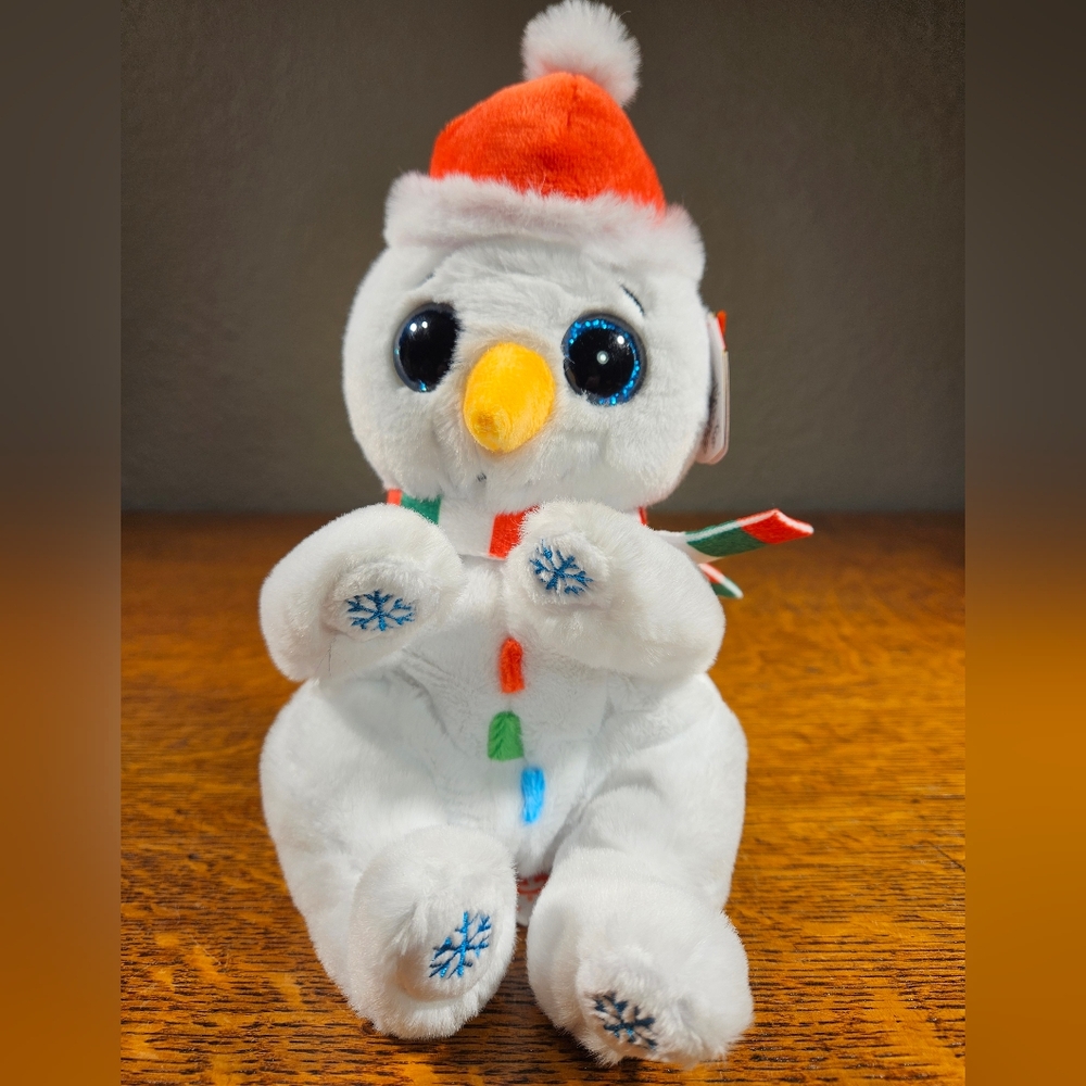 Ty Beanie Bellies Brrrnard Snowman NWT - Picture 3 of 9